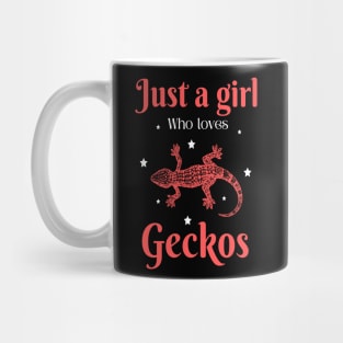 Just a girl who loves geckos, Cute Gecko lover Mug